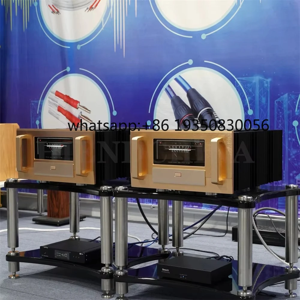 Фото Усилитель мощности N-110 MUSMYS A-200 Mono Bock класса А, технология Accuphase, 300 Вт/канал, 8 Ом, Hi-Fi, пара усилителей №4