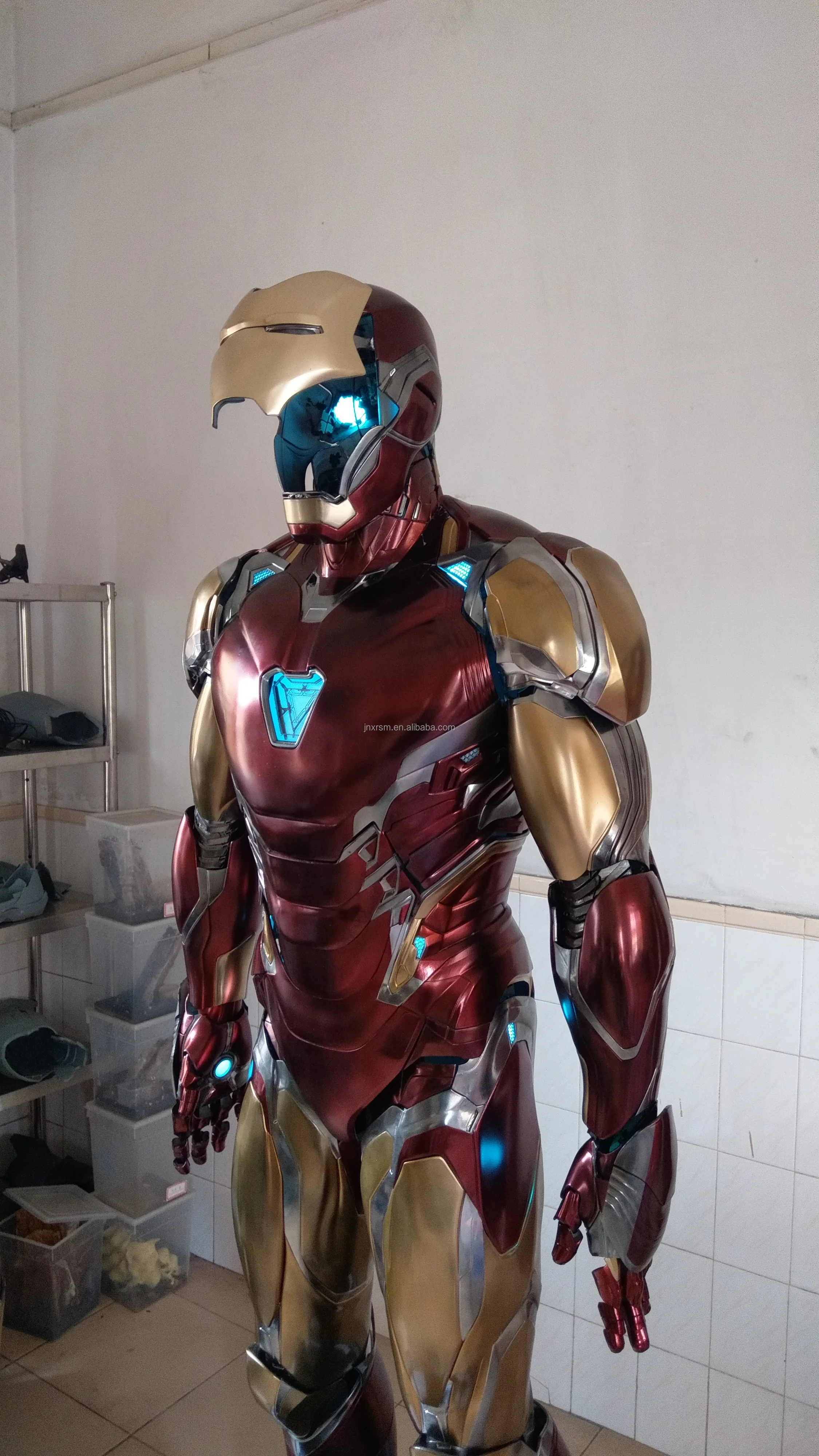 

Customized wearable robot suit Superhero Cosplay MK85 suit