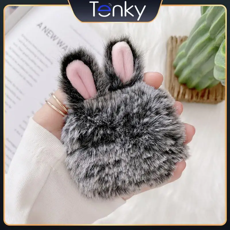 

Adorable Wireless Headphone Protective Case 1 Pcs Protective Cover For Airpods Lightweight Rabbit Ears Headset Case Creative