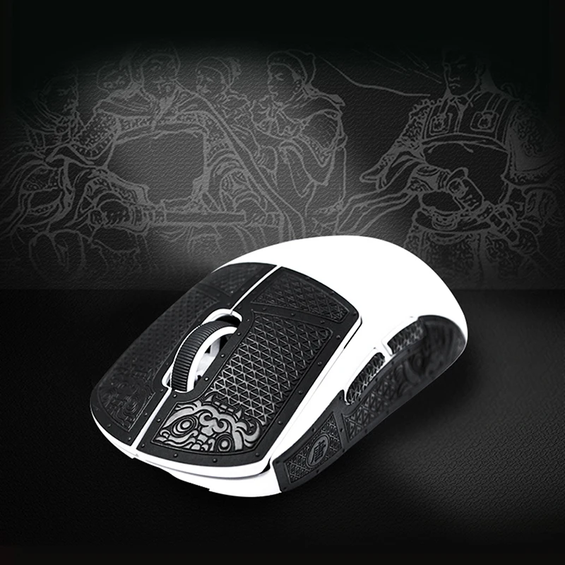 

1pc Mouse Grip Tape Skate Handmade Sticker Non Slip Lizard Skin Suck Sweat For Logitech Razer Viper Wireless Mouse Accessories