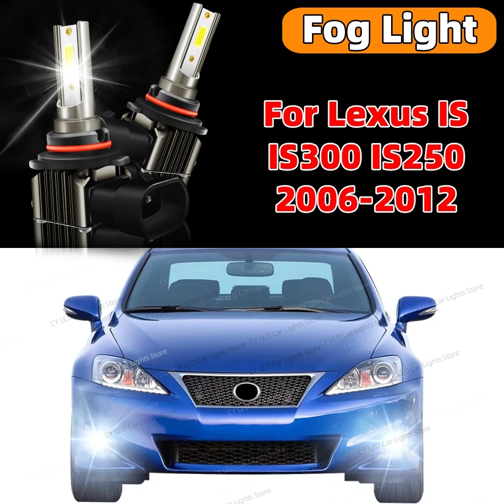 

2 шт. 6000K светодиодные передние противотуманные фары Canbus для Lexus IS300 IS250 2006 2007 2008 2009 2010 2011 2012 автомобильные лампы Plug and Play