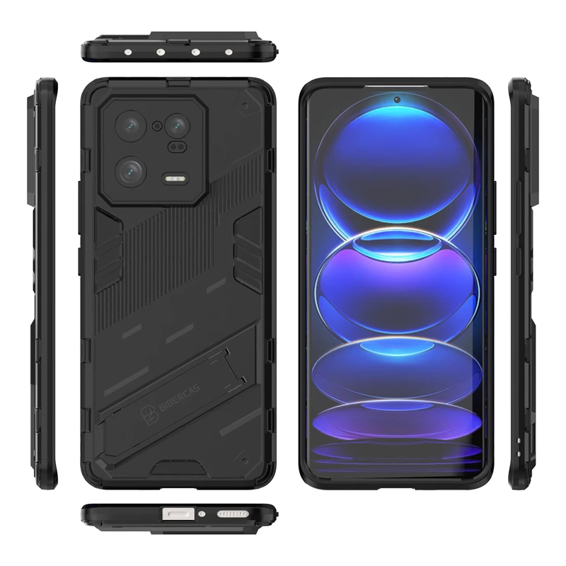 For Xiaomi Mi 13 Pro Cover For Mi 13 Pro Capas PC Shockproof Back Armor Phone Bumper Kickstand Shockproof For Fundas Mi 13 Pro