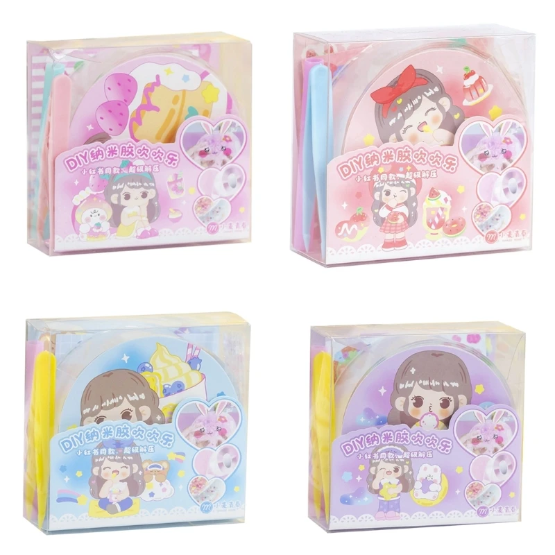 

Double Sided Tape Transparent Blow Bubble Tape Decompression Bubble-Glue