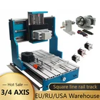 ЧПУ 3040 рамка линейная направляющая 3040L деревообрабатывающий маршрутизатор гравер набор гравировального фрезерного станка квадратная линия рельсовая дорожка с мотором