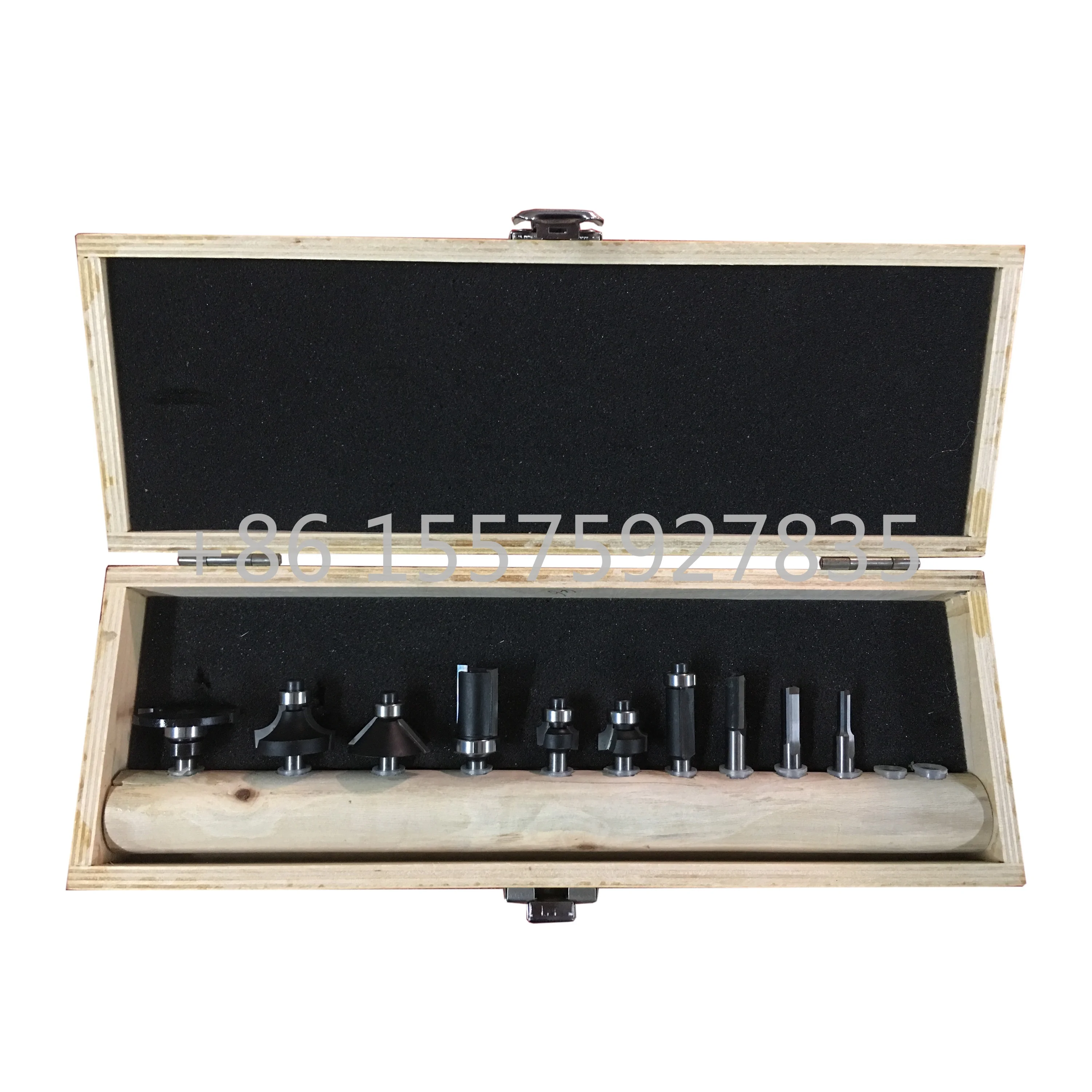 Item# LR10 German Leitz 10-piece top quality router bits set