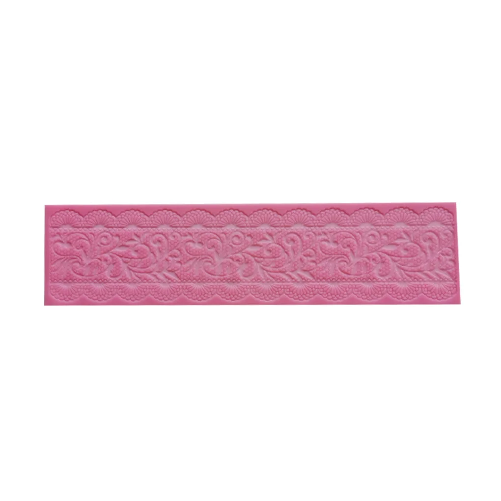 

Silicone Mold Fondant Cake Lace Embossed Cake Mold Sugar Lace Mat Cake Decorating Tool Embossing Mat