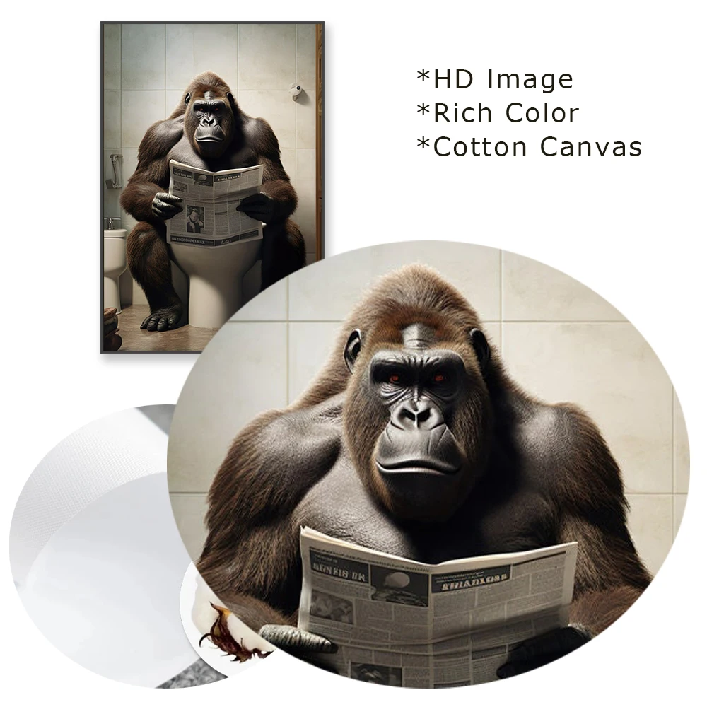 Картина на холсте &quotГорилла&quot
