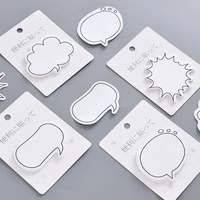 2pcs creativity sticky notes index memo pad kawaii bookmarks stickers records sticky notes notepad office school cute stationery