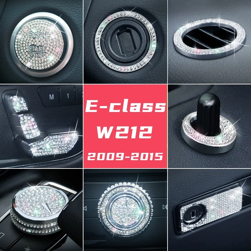 

For Mercedes-Benz W212 Refitted Vehicle E200L E260L E300L Series Automotive Interior Renovation Diamond Complete Set Decoration