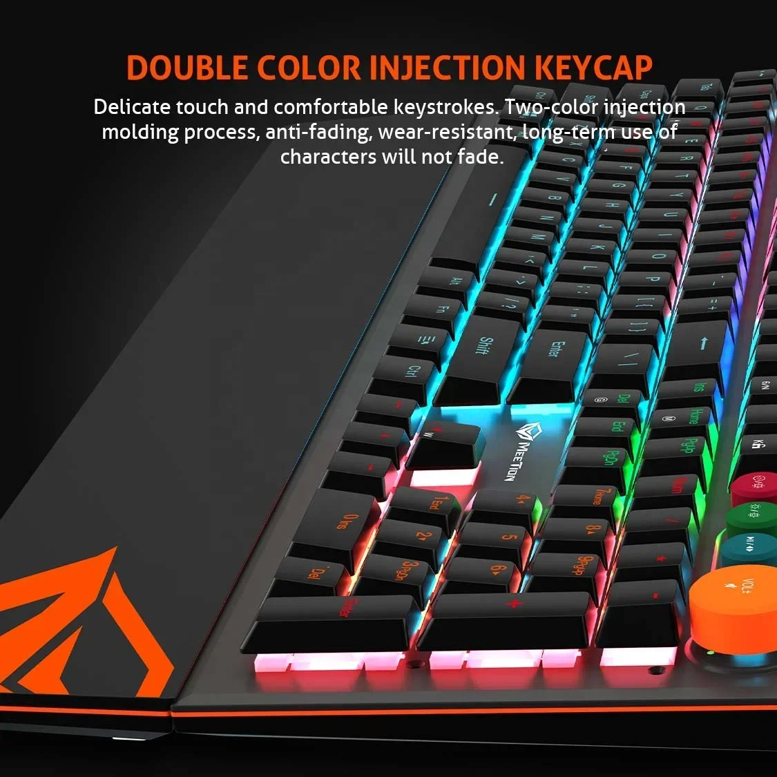 Механическая игровая клавиатура MEETION MT-MK500 со светодиодной подсветкой 104