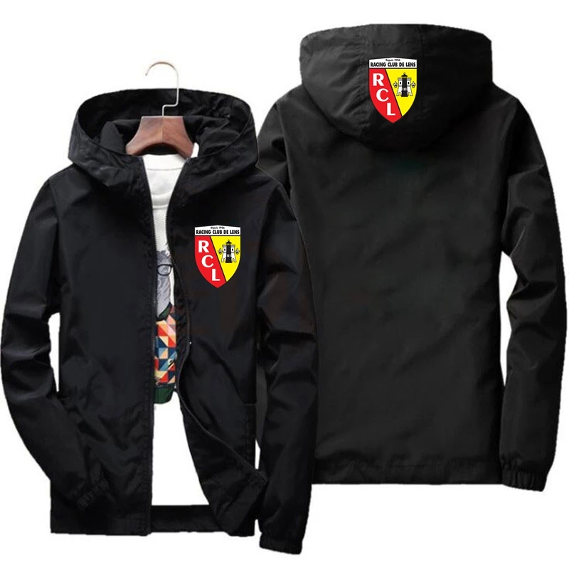 

2022 New Mens Euro Club Rc Lens Print Spring Autumn Cardigan Tops Zipper Hoodies Jacket Clothing Fashion Casual Sweatshirt Coats