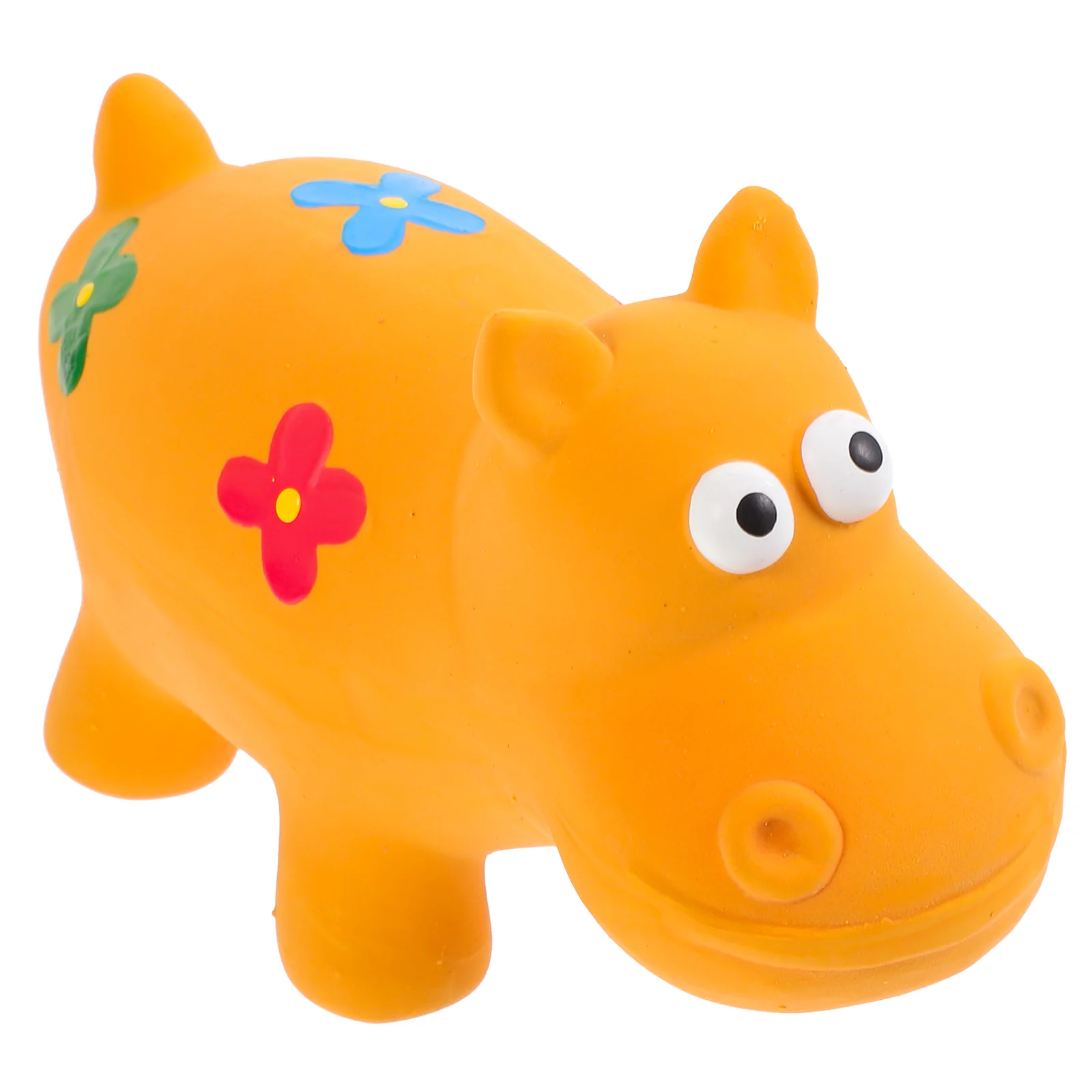 

Latex Squeaky Dog Toy Small Hippo Dog Chew Toy Cartoon Hippo Shape Rubber Chew Toy