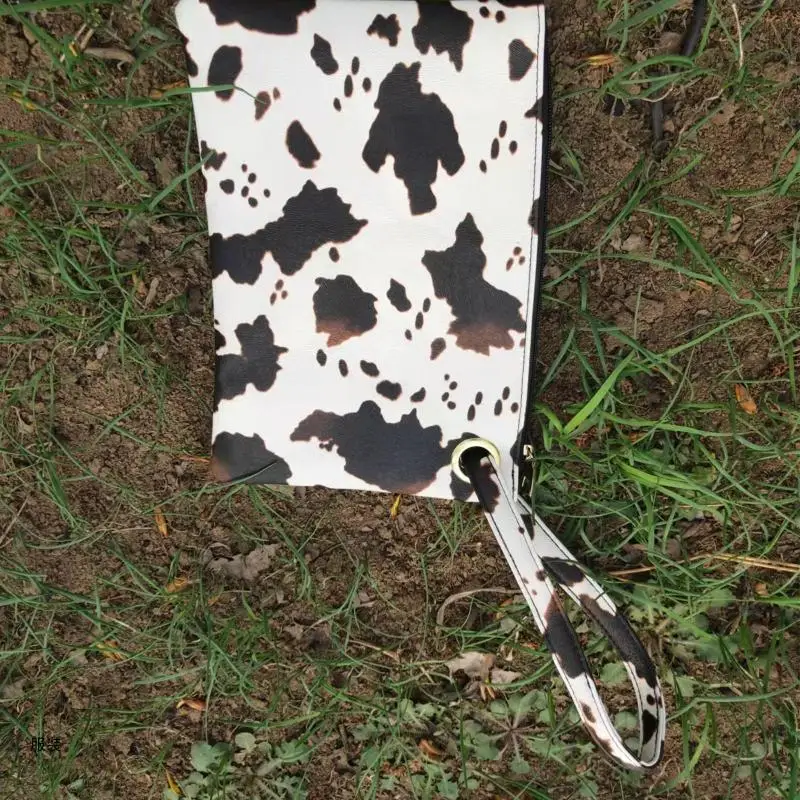 D0UD для креативных клатчей из искусственной кожи с леопардовым принтом коровы