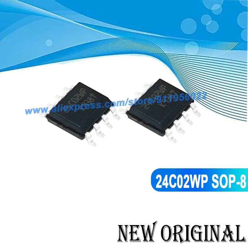(5 Pieces) M24C02-WMN6TP 24C02WP SOP8 EEPROMs- | Integrated Circuits