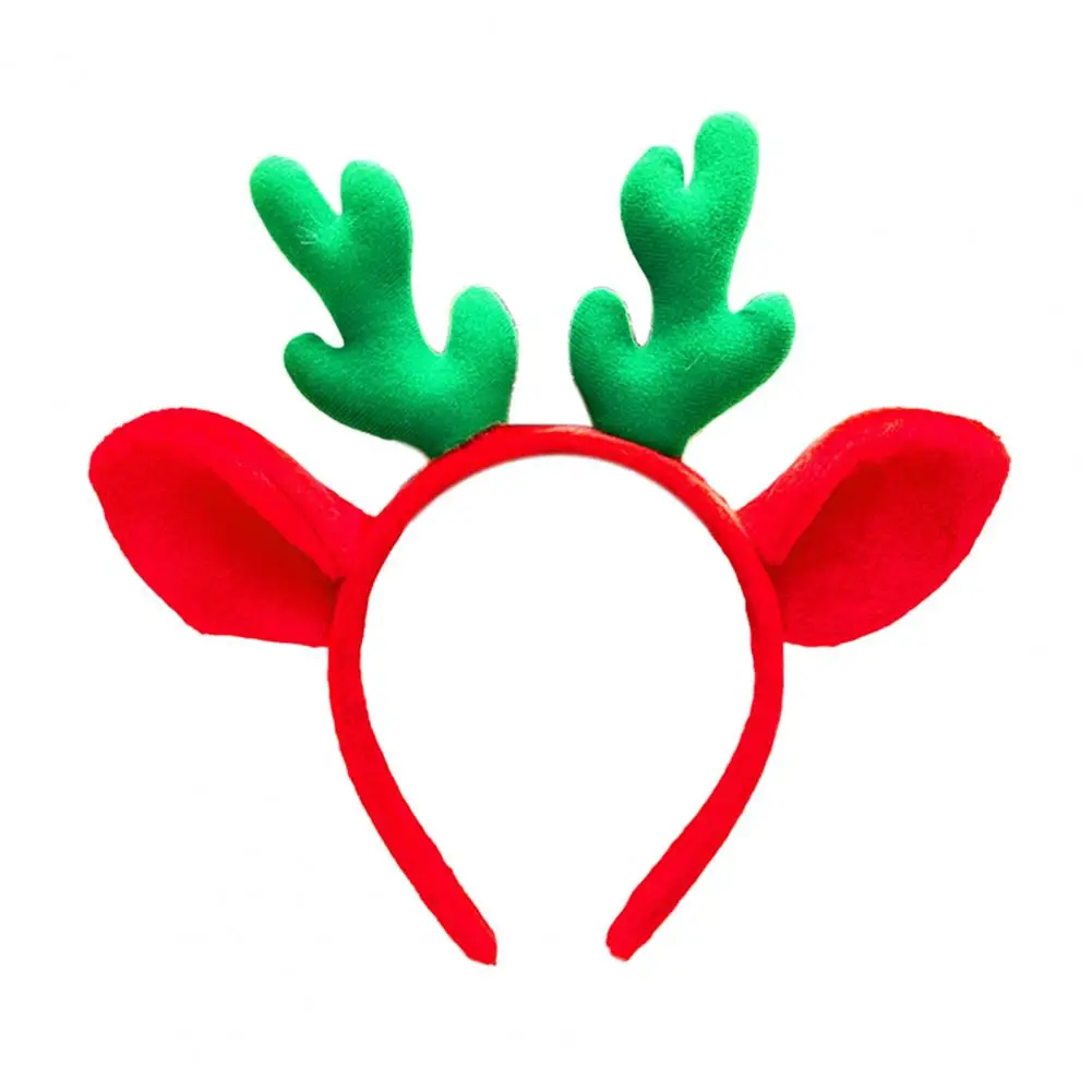 Christmas Antler Hairband Elastic Hair Accessories Holiday Party Decor Costume Festive Halloween Reindeer Headband