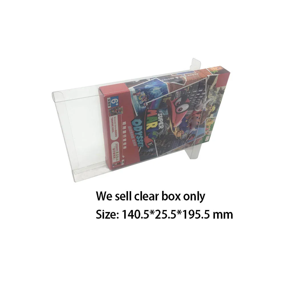 

Transparent PET protective cover For Switch NS super Mariod odyssey game limited edition storage display box Collection case