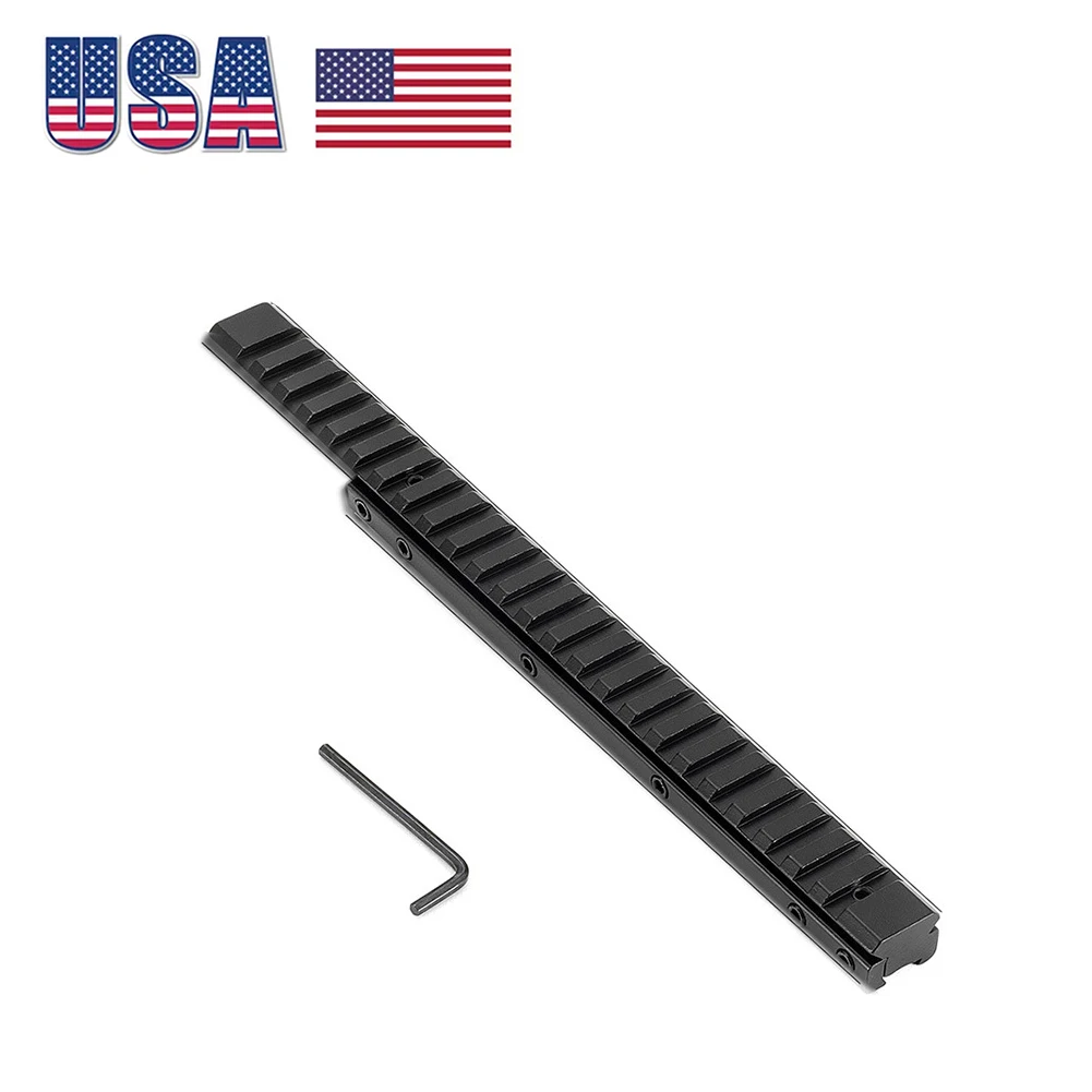 

Rail Extension Adapter 260MM/10.24" Dovetail 11 mm to 20mm Low Profile Scope Mount For Hunting Rifle Airgun