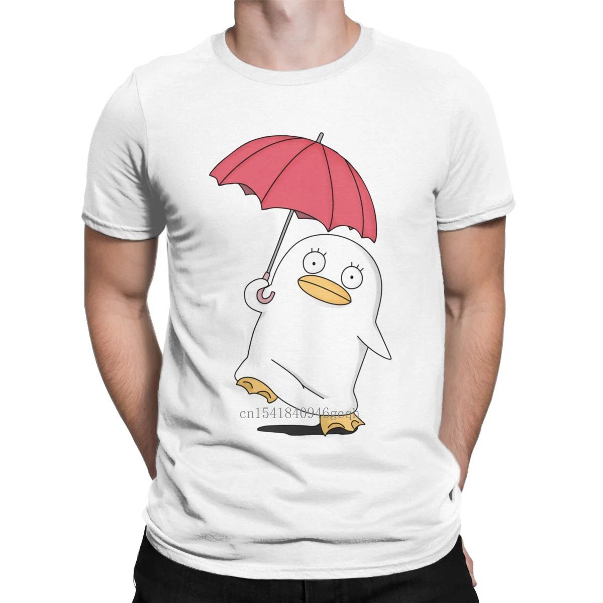 

Men T-Shirts Mr Raindrop Elizabeth Gintama Casual Cotton Tee Shirt Oversized Sleeve Anime Manga T Shirt O Neck Clothes Big Size