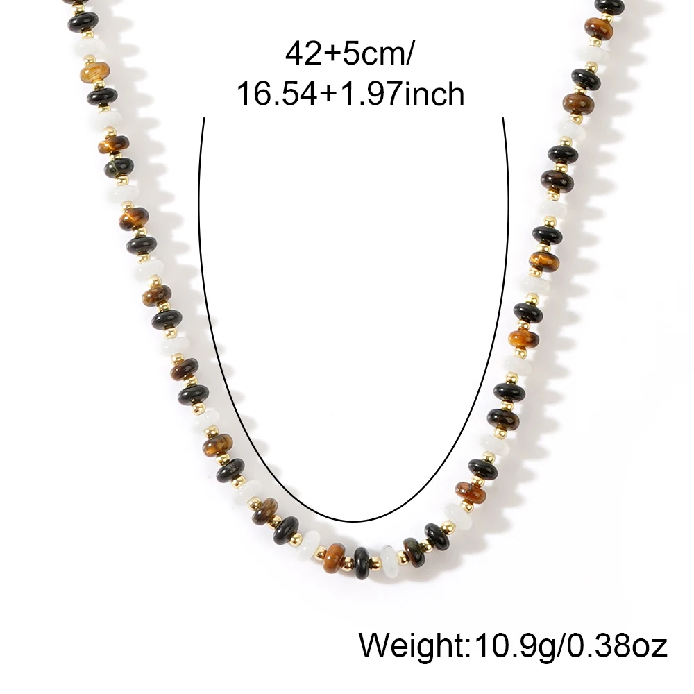 Ожерелье из бисера с медными бусинами в богемном ретро-стиле подходит для