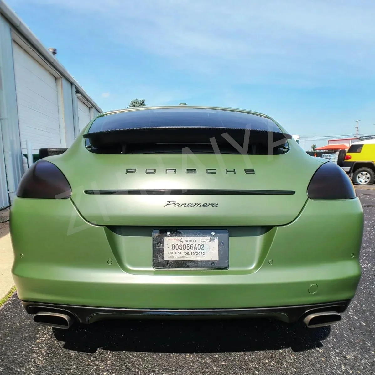 ZHUAIYA матовая зеленая виниловая пленка упаковочная яркая рулонное качество 152*18 м