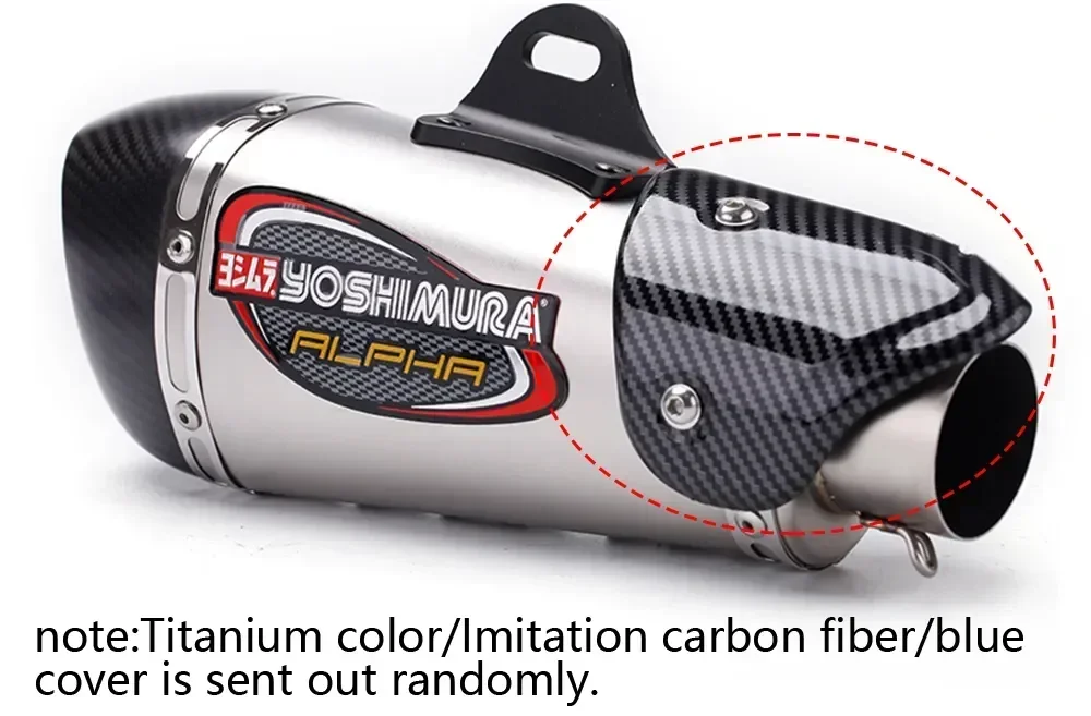 Мотоциклетный глушитель Yoshimura общего назначения 51 мм трубка для мотоцикла GP Scooter