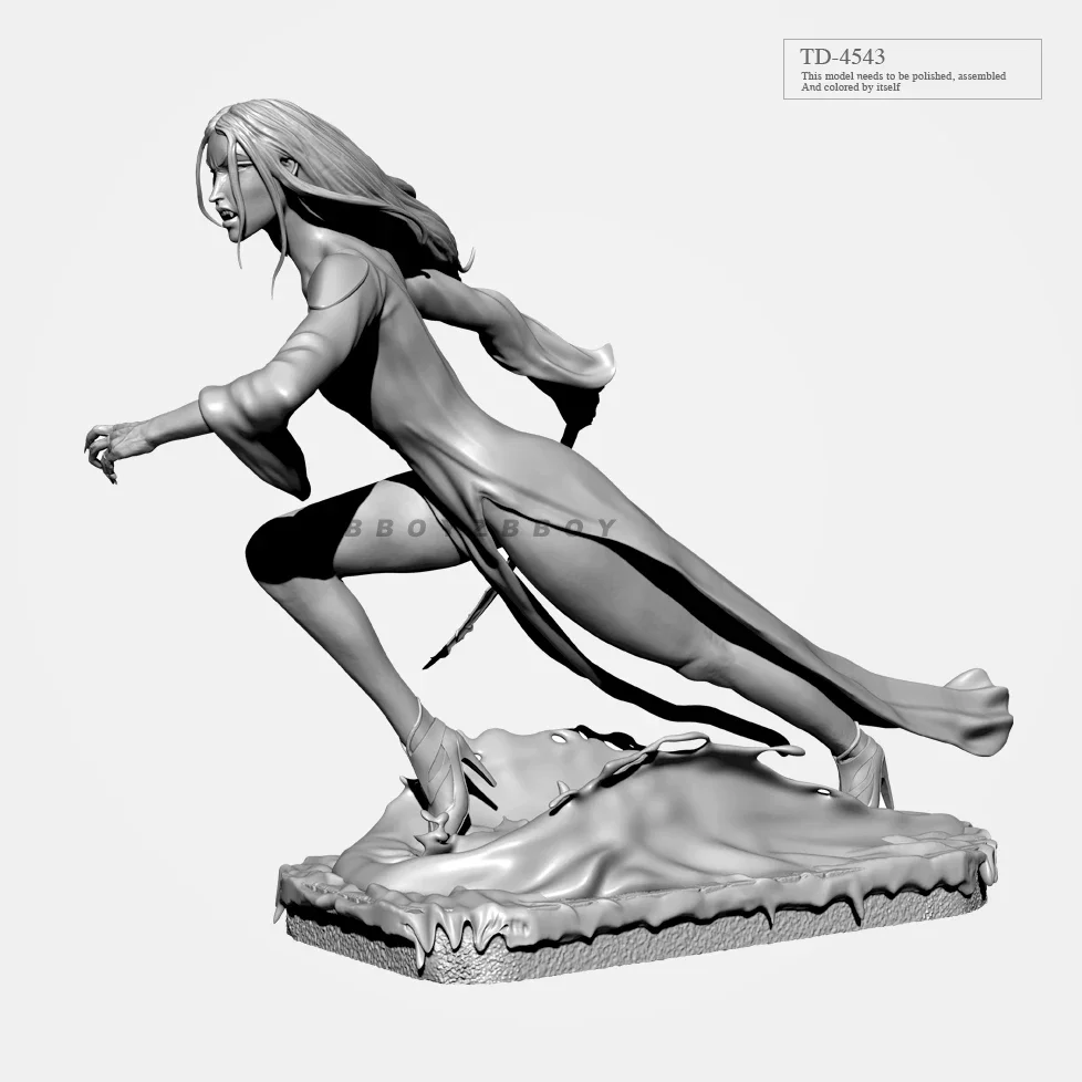 50 мм 75 наборы моделей из смолы красота бесцветные и самособранные (3D печать)