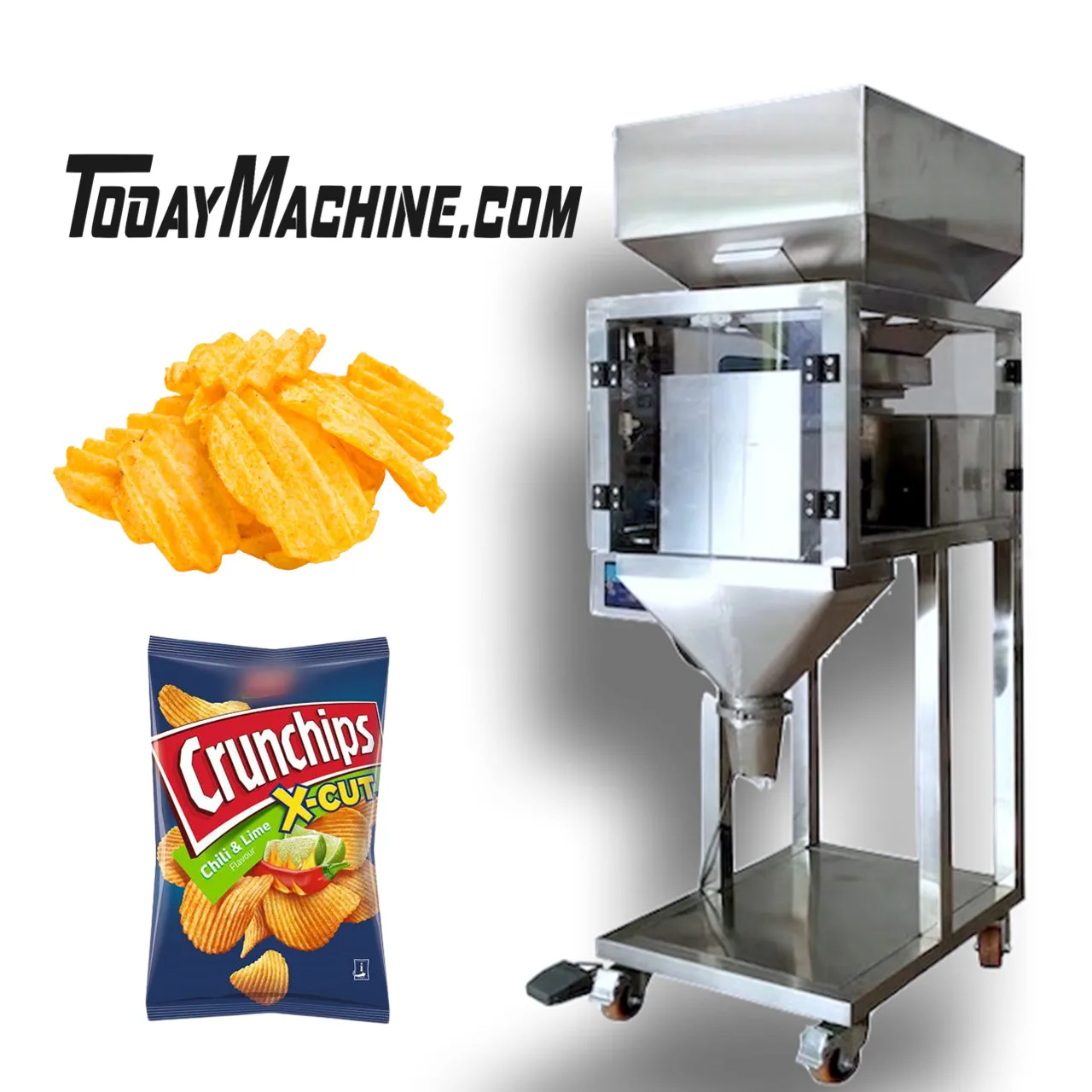 

4 Head Linear Weigher for Sugar Salt Beans Candy Nuts Seed Milk Powder Coffee Beans Filling Machine