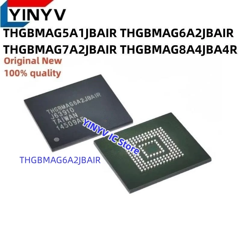 

5PCS THGBMAG5A1JBAIR THGBMAG6A2JBAIR THGBMAG7A2JBAIR THGBMAG8A4JBA4R BGA Original New 100% quality