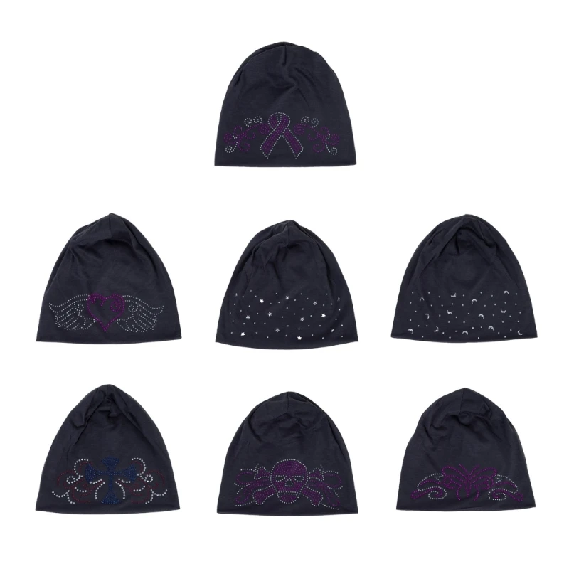 

Women Knit Beanie Hat Warm Ear Protector Hat Teens Drill Handmade Hat