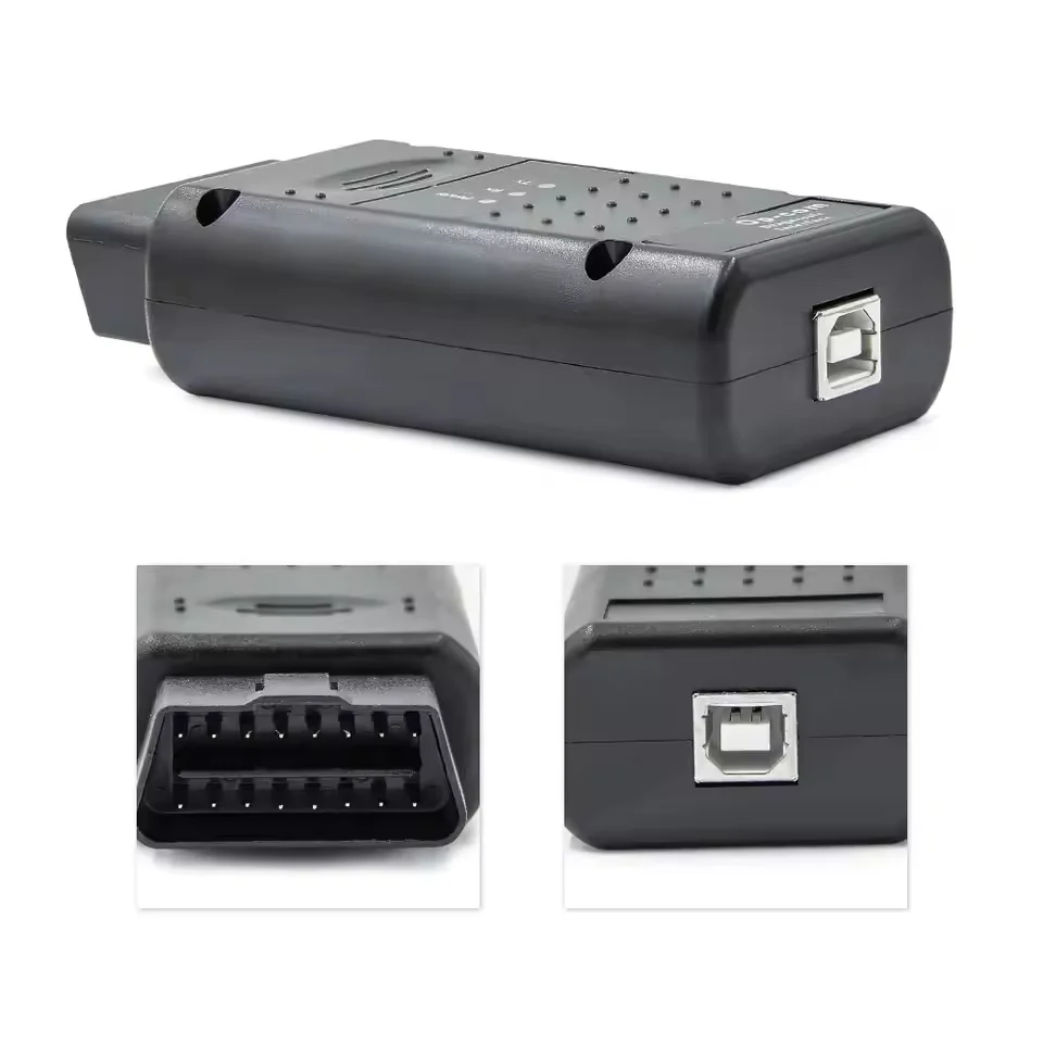 Фото Диагностический сканер OBD2 для автомобилей с чипами PIC18F458 и FTDI, USB-интерфейс, поддержка обновления прошивки (FW), для европейских автомобилей №4