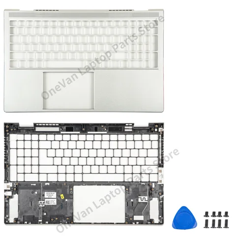 Детали корпуса для ноутбука Dell Inspiron 15 Plus 7510 серебристого цвета