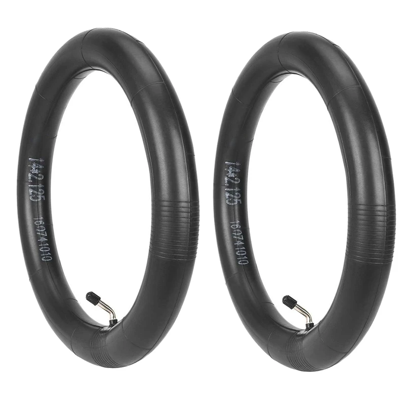 Ulip14x2.125 Curved Mouth 75 Degree Inner Tube For Many Gas Electric Vehicles Bicycles 14 Inch