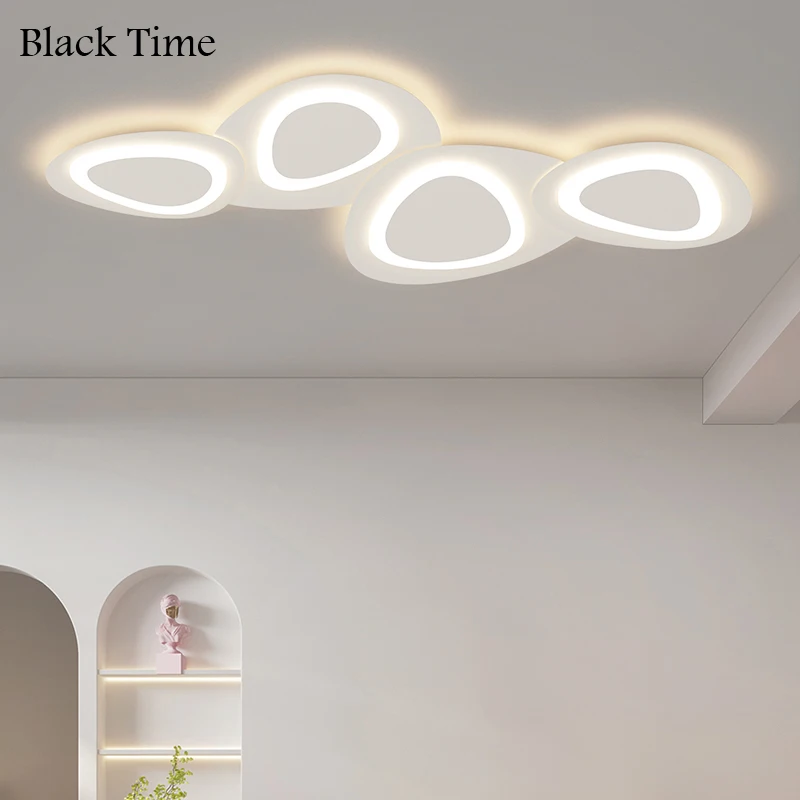 

White LED Ceiling Light Indoor 110V 220V Ceiling Lamp for Living Room Bedroom Dining Room Kitchen Light Home Lighting Luminaires
