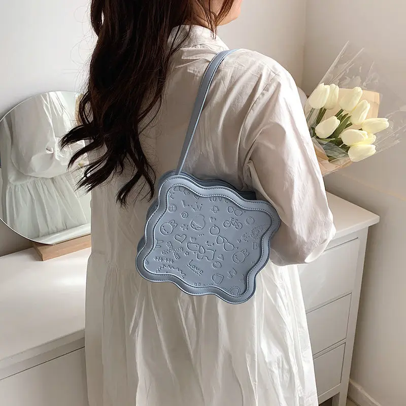Women's Messenger Bag New High Quality Handbag Fashion Adjustable Shoulder Bag PU Cute Mini Exquisite Purse Storage Bag