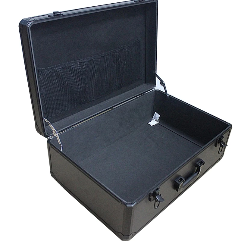 Large Tool Case Portable Box Aluminum Alloy Storage Document Safe Product Demonstration Sample Display Toolbox