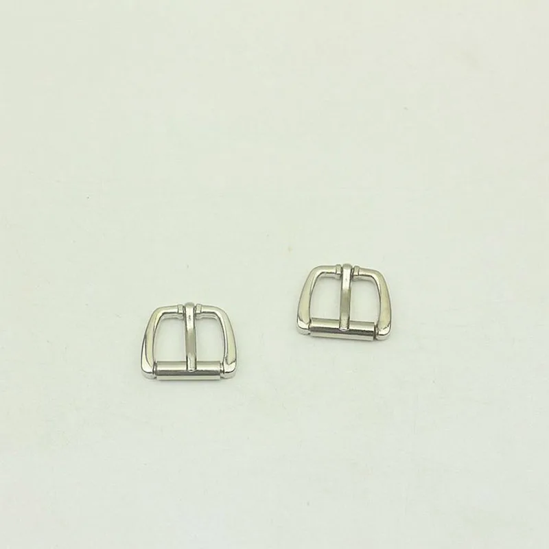 30pcs 15mm Metal Pin Buckle Bags Strap Adjustment Hook Clasp DIY Garment Decor Slider Button Shoes Belt Buckles Accessories