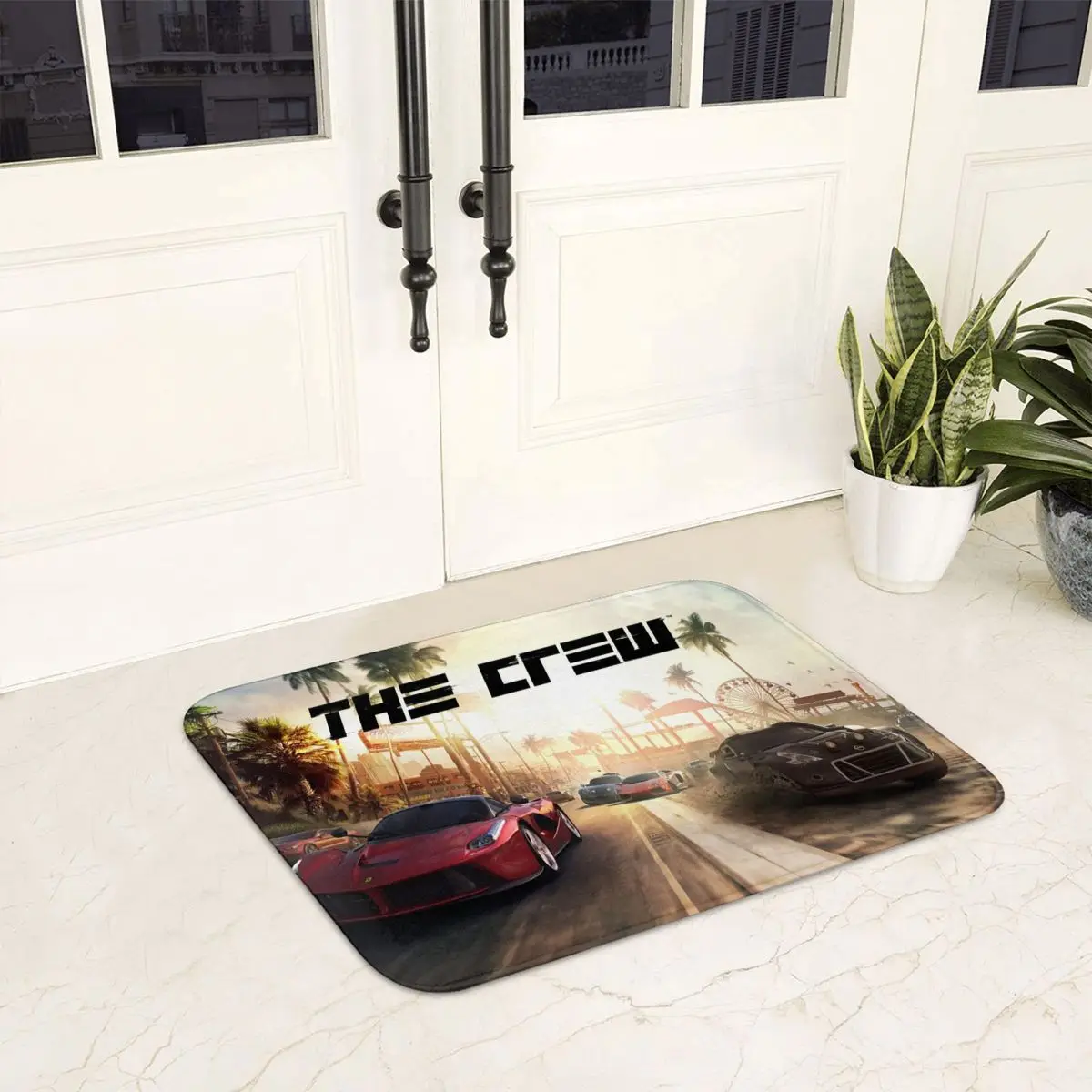Фото Противоскользящий коврик для двери The Crew Game, водостойкий маслостойкий ковер для кухни, входа, дома, спальни, коврики для ног №1