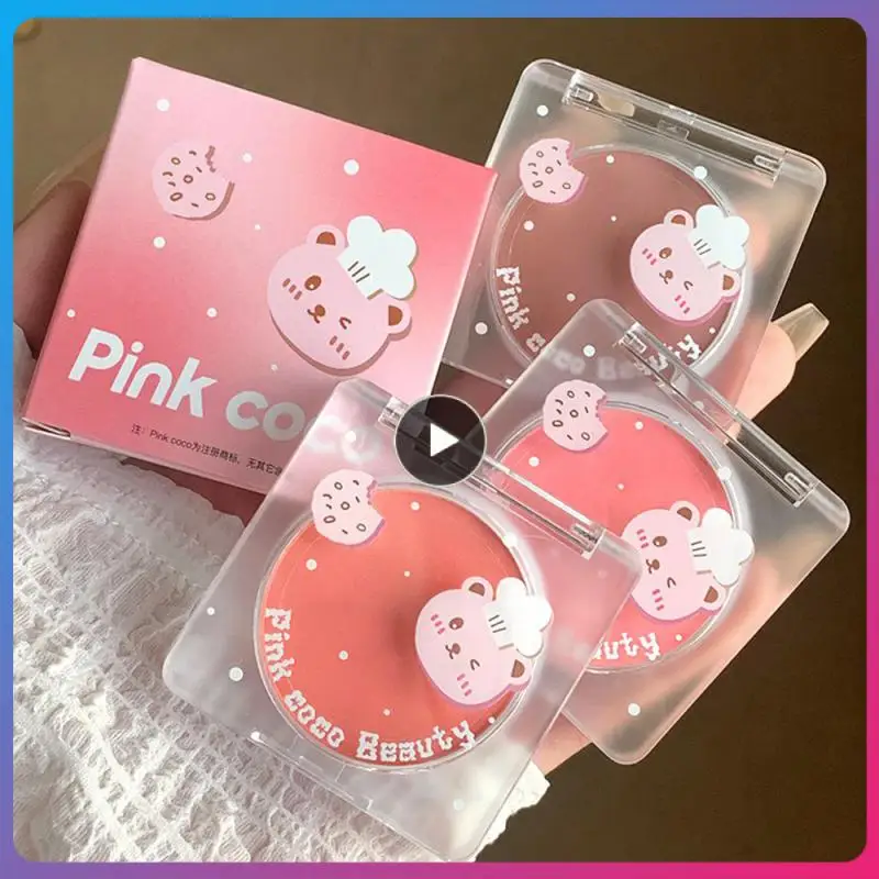 

Monochrome Blush Silty Exquisite Blush Brighten Peach Color Makeup Whitening Blush Nature Non-flying Powder Matte Appearance