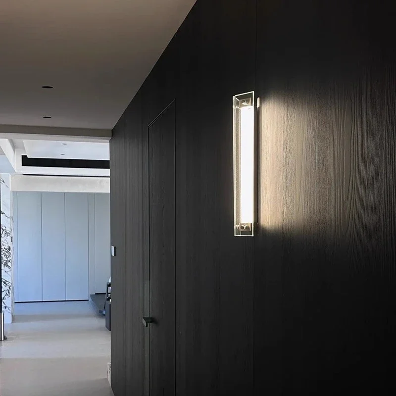 Фото Итальянский минималистичный настенный светильник Creative Mazza Sconce для гостиной, прихожей, студии, коридора, современный дизайн №3