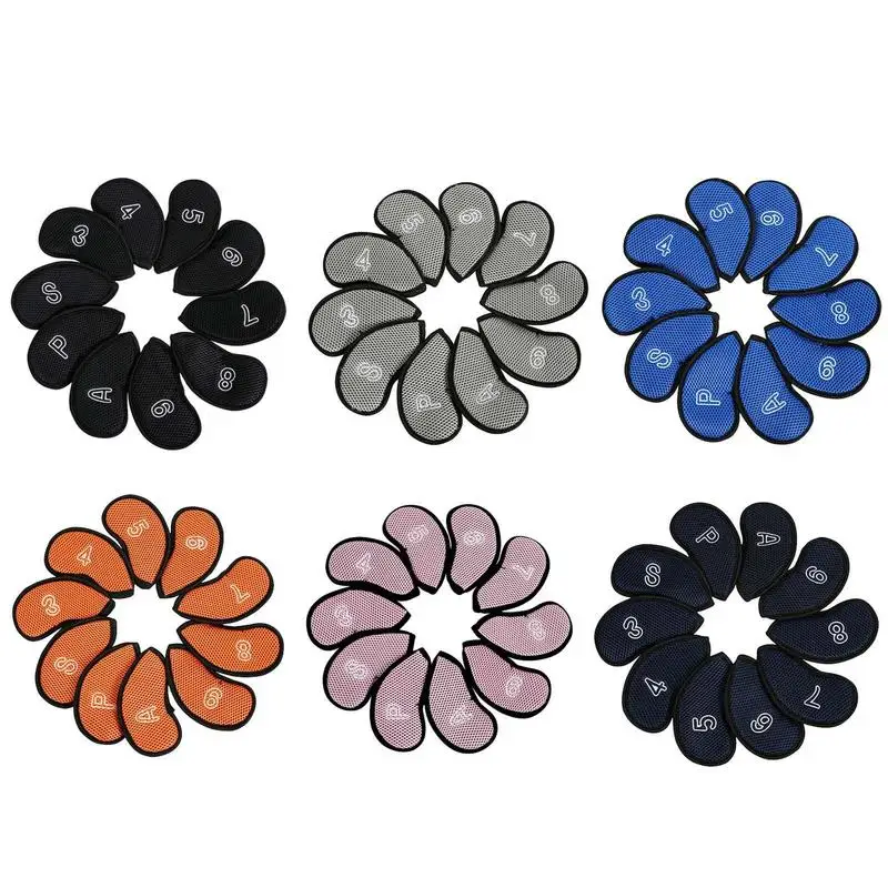 

10 шт./набор, чехлы на голову для гольфа