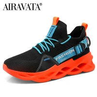 men fashion breathable sneakers running shoes lightweight casual sport shoes
