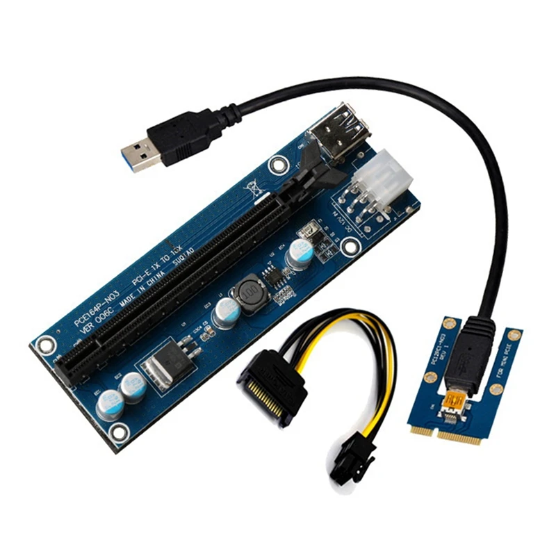 

Mini PCIE to PCIE X16 Graphics Card Expansion Card Riser Card PCI Express Extension Card Adapter Extension Cable