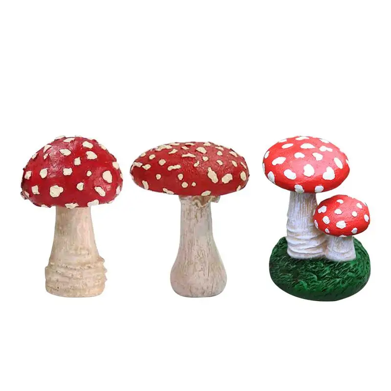 

Garden Mushrooms Outdoor Decor Round Head Flat Head Mushrooms Outdoor Garden Sculpture Agaric Garden Statues Outdoor Sculpture