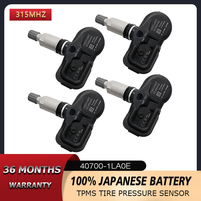 TPMS Датчик для INFINITI EX FX Q40 Q50 Q60 QX50 QX70 QX80 для NISSAN JUKE QUEST LEAF датчик давления в шинах 315 МГц 407001LA0E