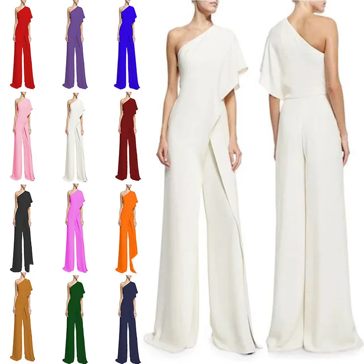 12 colors casual formal Jumpsuits top Long pants Sweetheart Bridal Pants Suit Robe De Mariee stock jumpsuit