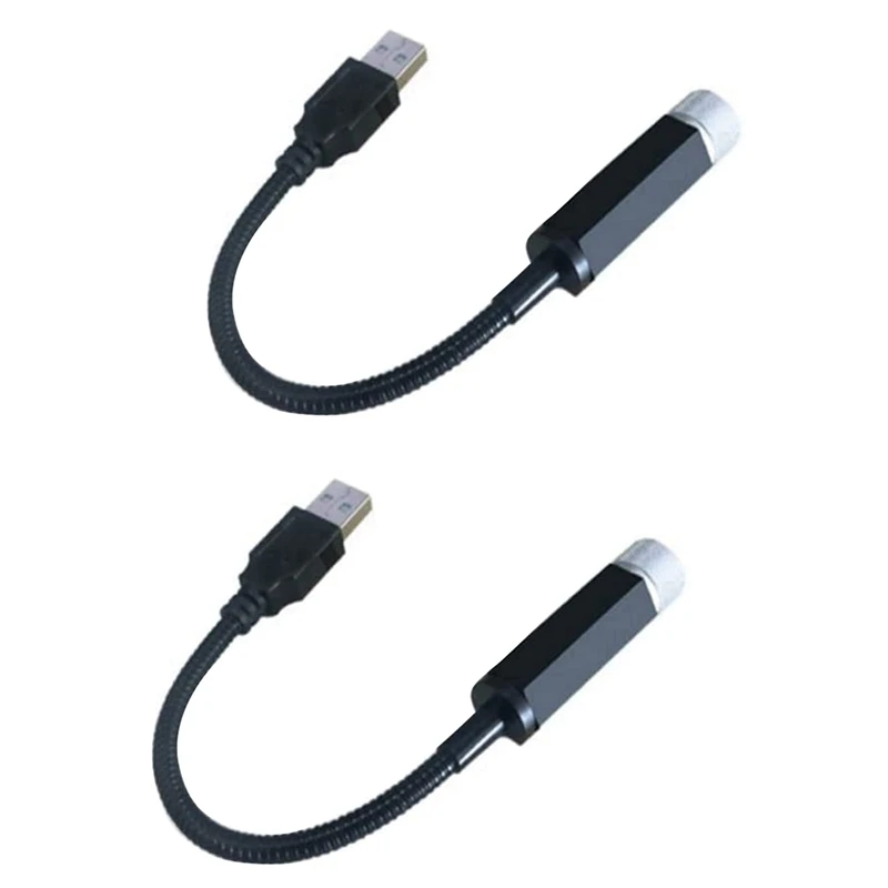 

2 шт., автомобильный гибкий проектор с USB-портом