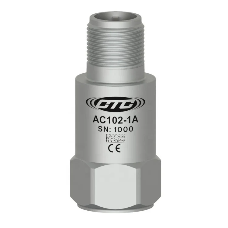 

Advanced CTC AC-102 PZT Ceramic Sensing Elements Accelerometer Top Exit Connector / Cable