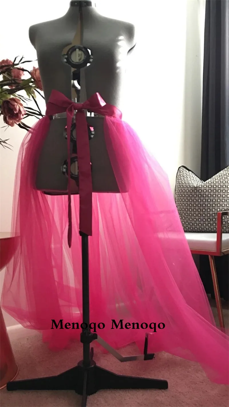 

Women's Long Black Tulle Skirt 2022 Floor Length Tutu Party Detachable Wedding Petticoat jupon sous robe mariage