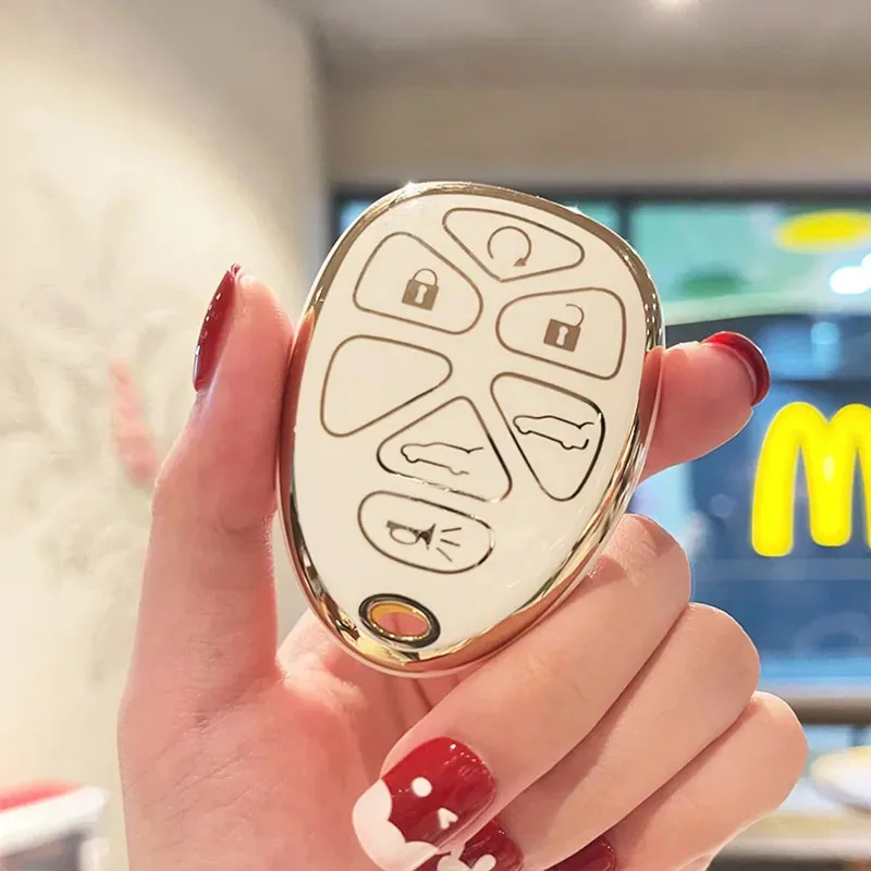 5/6 кнопочный чехол для автомобильного ключа из ТПУ, чехол-брелок для Chevy Chevrolet Hummer H2 H3 Buick GL8 FristLand, аксессуары для анклава века