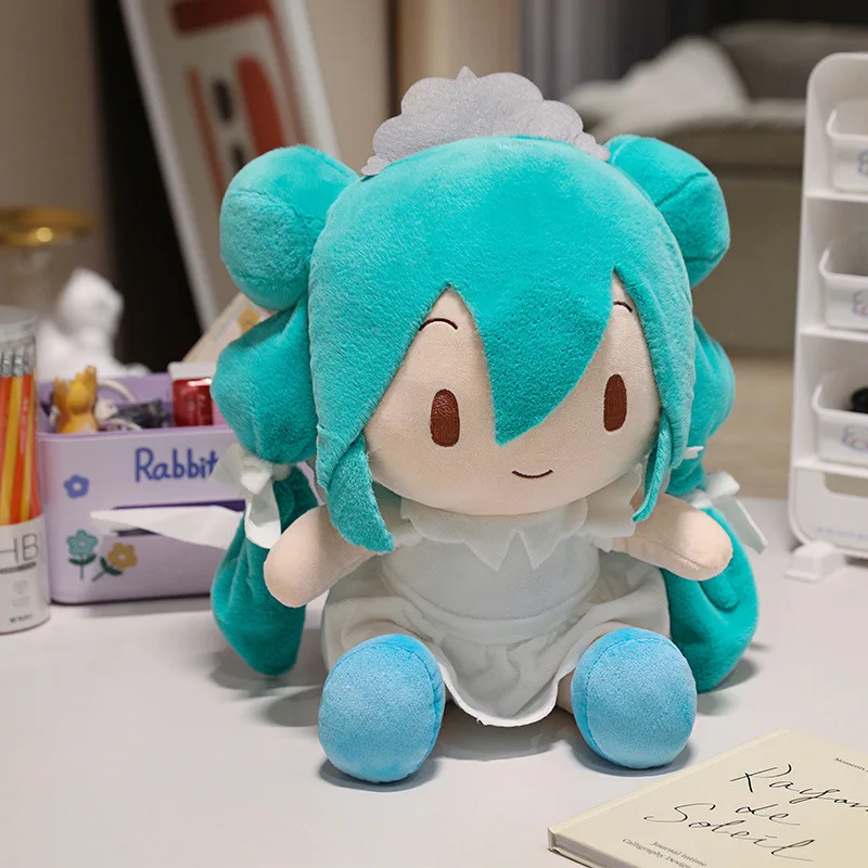 Фото Плюшевая игрушка Kawaii Miku Fufu, 25 см, мягкая подушка, милый подарок на день рождения, аниме-кукла №4